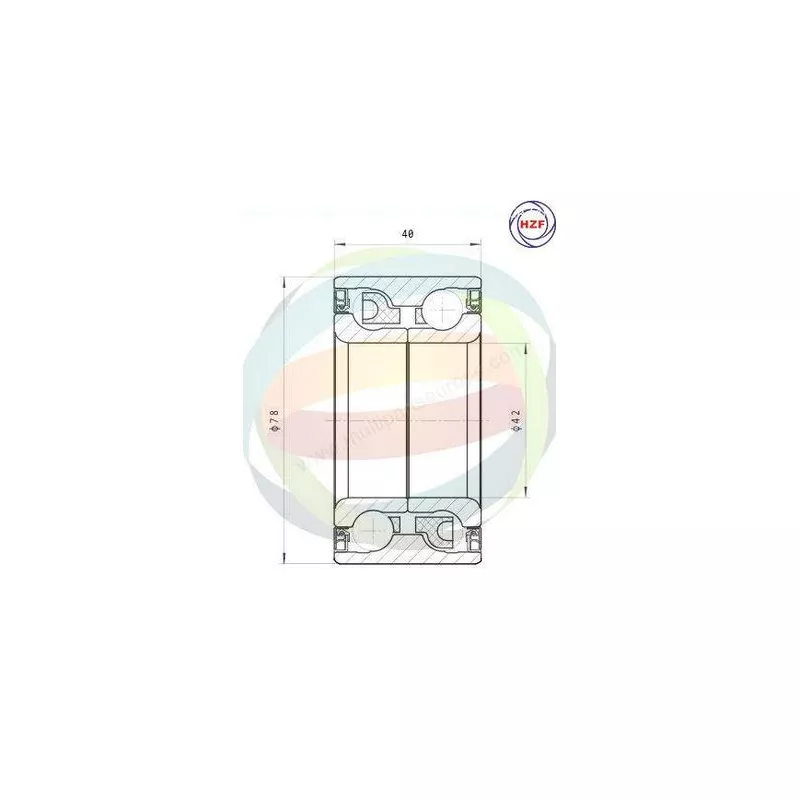 Roulement de roue avant ODM-MULTIPARTS 70-080047