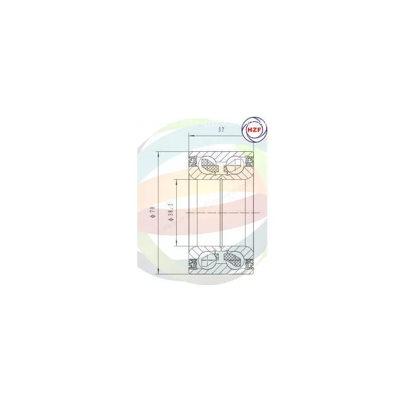 Roulement de roue avant ODM-MULTIPARTS 70-080061