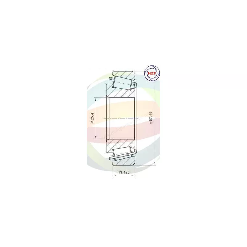Roulement de roue arrière ODM-MULTIPARTS 70-080077