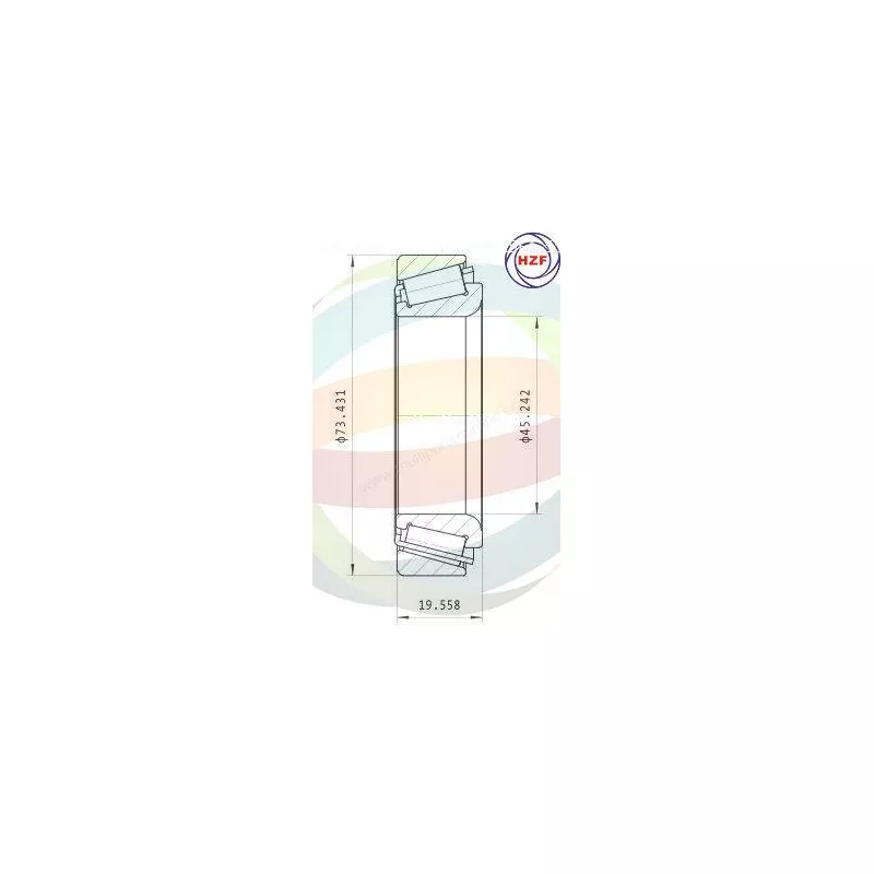 Roulement de roue avant ODM-MULTIPARTS 70-080082
