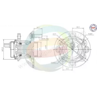 Roulement de roue arrière ODM-MULTIPARTS 70-090138