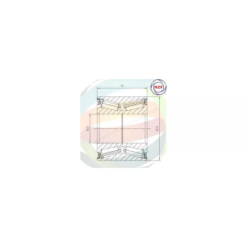 Roulement de roue arrière ODM-MULTIPARTS 70-140015