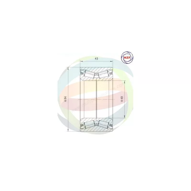 Roulement de roue arrière ODM-MULTIPARTS 70-140016