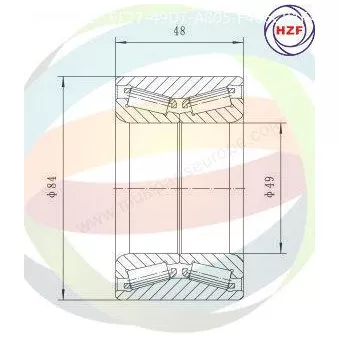 Roulement de roue arrière ODM-MULTIPARTS 70-140060