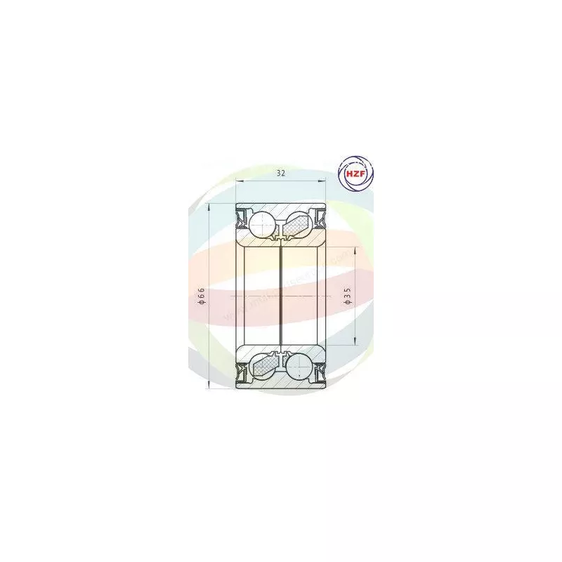 Roulement de roue avant ODM-MULTIPARTS 70-160031