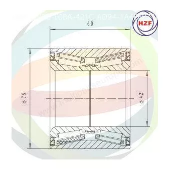 Roulement de roue arrière ODM-MULTIPARTS 70-160065