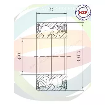 Roulement de roue avant ODM-MULTIPARTS 70-160076