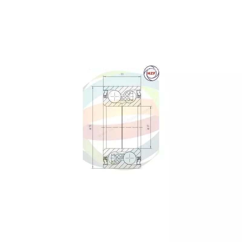 Roulement de roue avant ODM-MULTIPARTS 70-160092