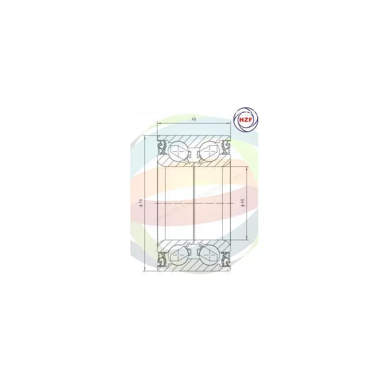 Roulement de roue avant ODM-MULTIPARTS 70-210038