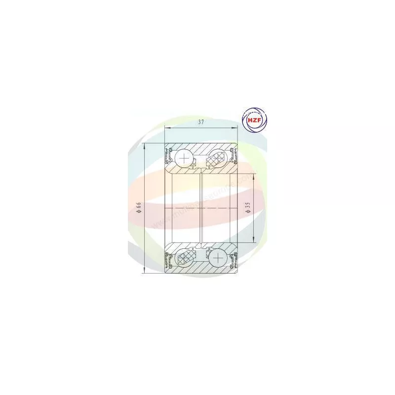 Roulement de roue avant ODM-MULTIPARTS 70-210078