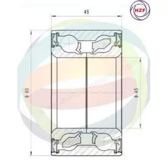 Roulement de roue avant ODM-MULTIPARTS 70-210085