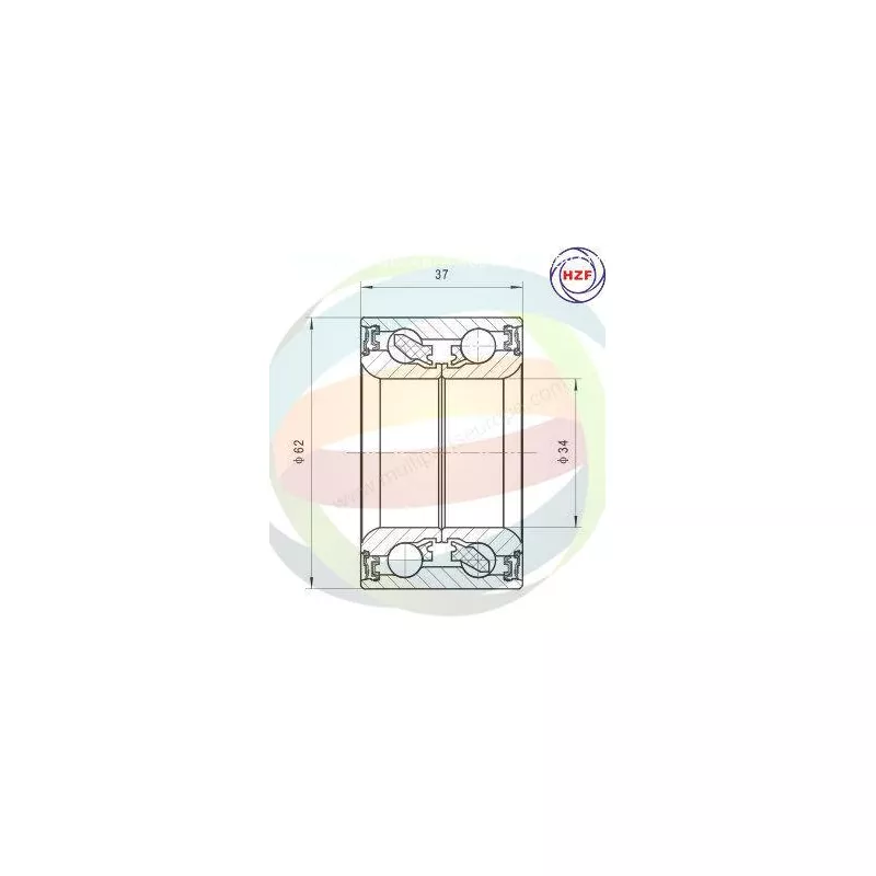 Roulement de roue avant ODM-MULTIPARTS 70-210100