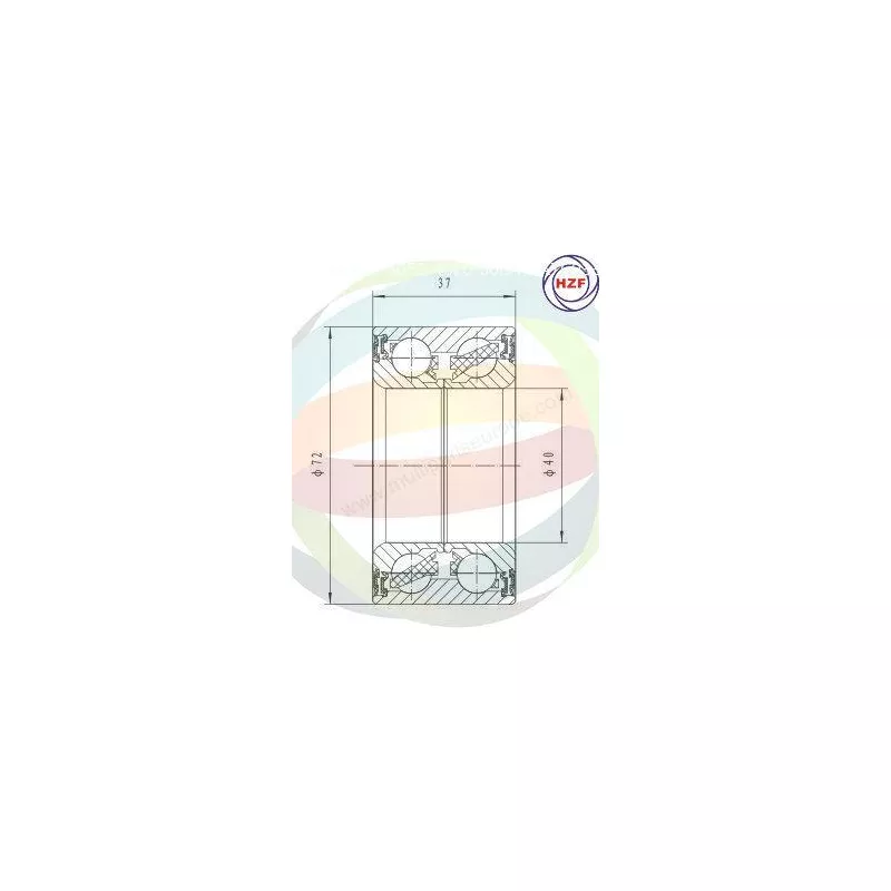 Roulement de roue avant ODM-MULTIPARTS 70-210103