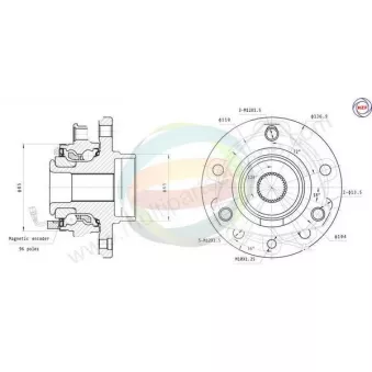 Roulement de roue avant ODM-MULTIPARTS 70-230047