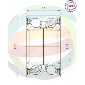 Roulement de roue avant ODM-MULTIPARTS 70-230066