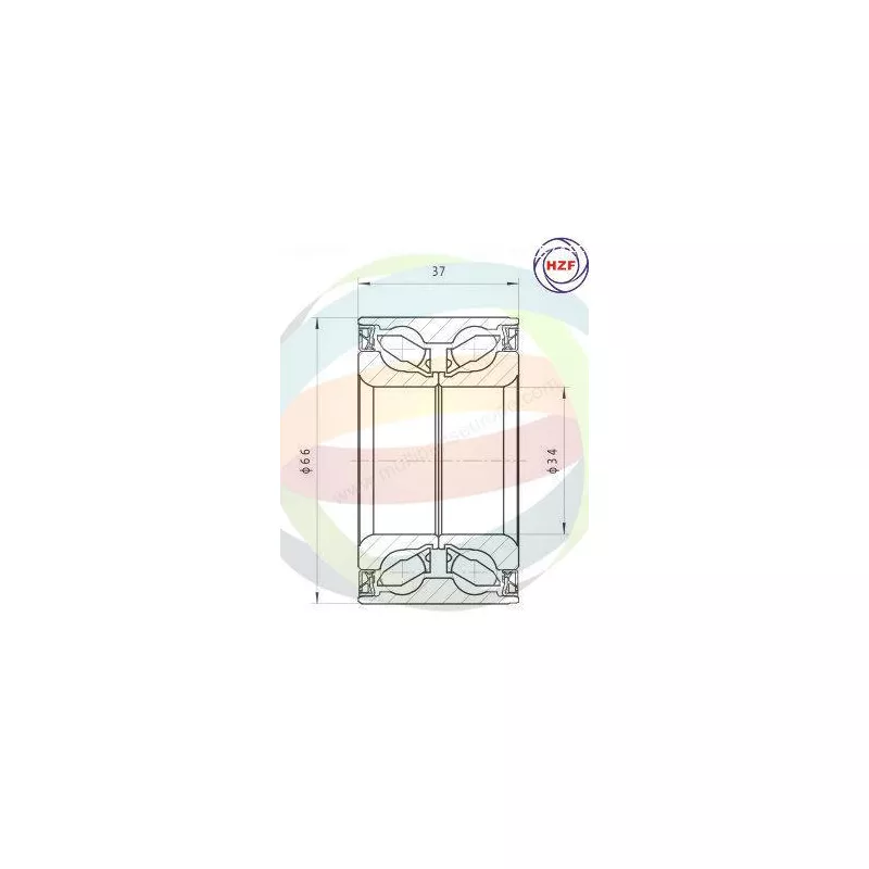 Roulement de roue avant ODM-MULTIPARTS 70-230067