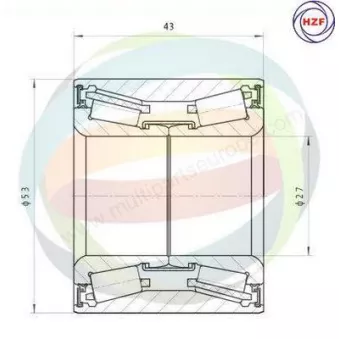 Roulement de roue arrière ODM-MULTIPARTS 70-230068