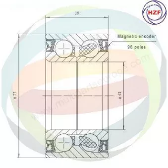 Roulement de roue avant ODM-MULTIPARTS 70-290020