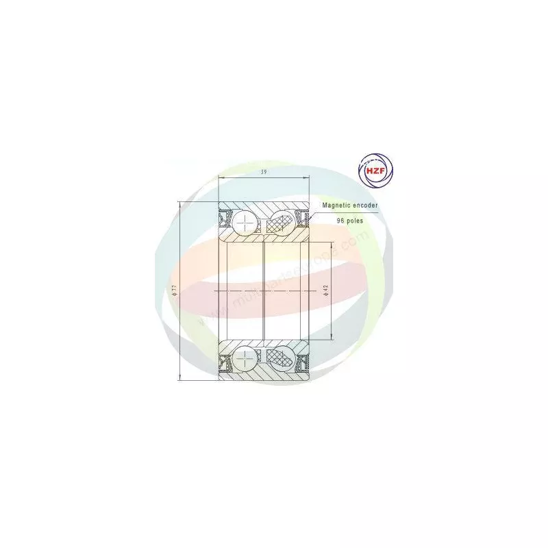 Roulement de roue avant ODM-MULTIPARTS 70-290020