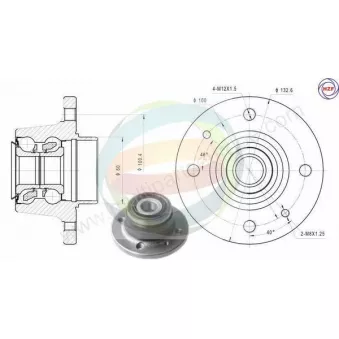 Roulement de roue arrière ODM-MULTIPARTS 70-290035