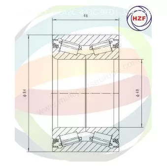 Roulement de roue avant ODM-MULTIPARTS 70-290056