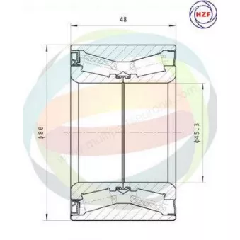 Roulement de roue arrière ODM-MULTIPARTS 70-290058