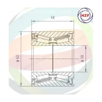 Roulement de roue arrière ODM-MULTIPARTS 70-290102