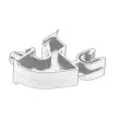 Composants du capot moteur OE 1180181 - Visuel 2