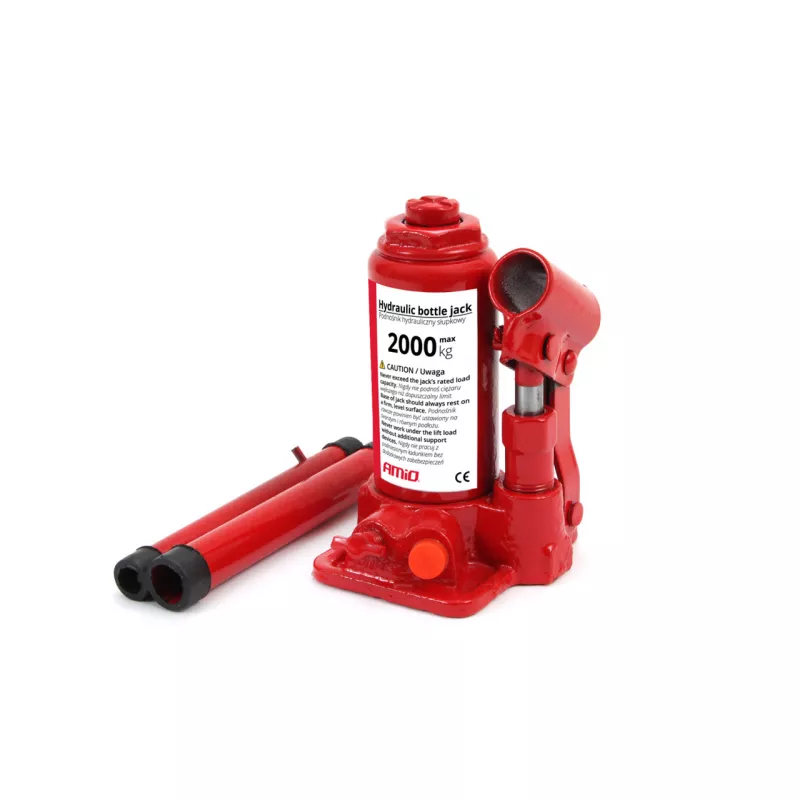 Cric hydraulique bouteille 2T AMIO 01270
