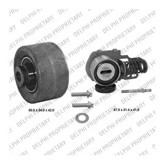Kit de distribution DELPHI KDB117