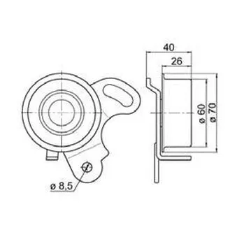 Kit de distribution DELPHI KDB130