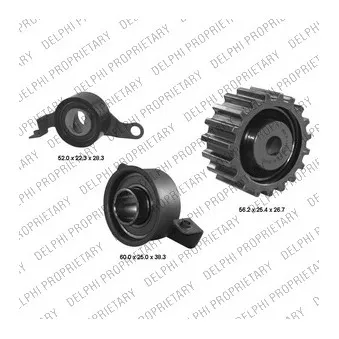 Kit de distribution DELPHI KDB142B