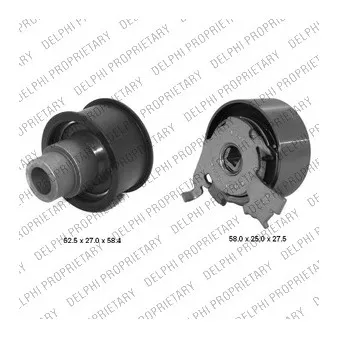 Kit de distribution DELPHI KDB168