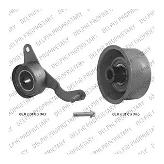 Kit de distribution DELPHI KDB172