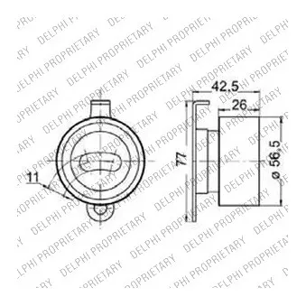 Kit de distribution DELPHI KDB239