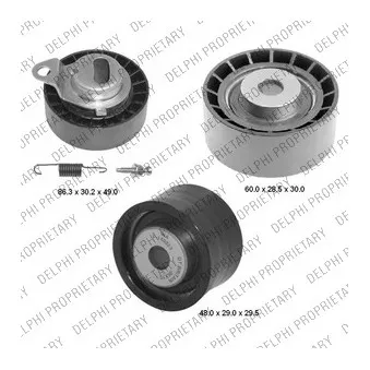 Kit de distribution DELPHI KDB262