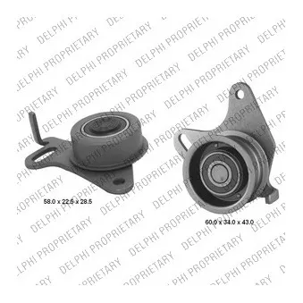 Kit de distribution DELPHI KDB268