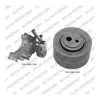 Kit de distribution DELPHI KDB270