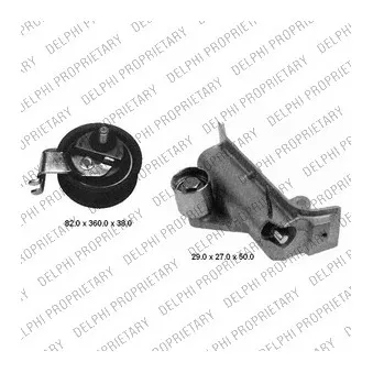 Kit de distribution DELPHI KDB327