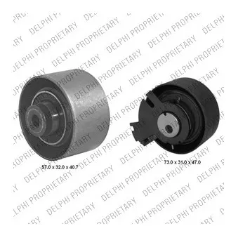 Kit de distribution DELPHI KDB333