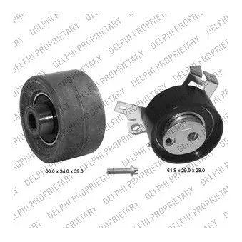 Kit de distribution DELPHI KDB344