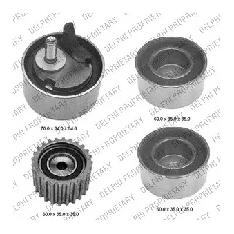 Kit de distribution DELPHI KDB418