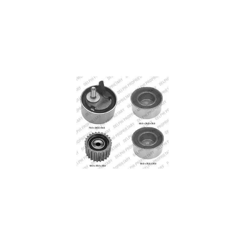 Kit de distribution DELPHI KDB418