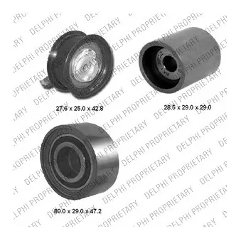Kit de distribution DELPHI KDB429