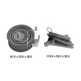 Kit de distribution DELPHI KDB464