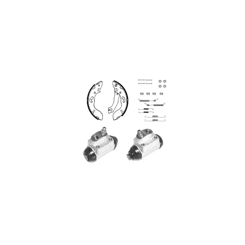 Kit de freins arrière (prémontés) DELPHI KP1050