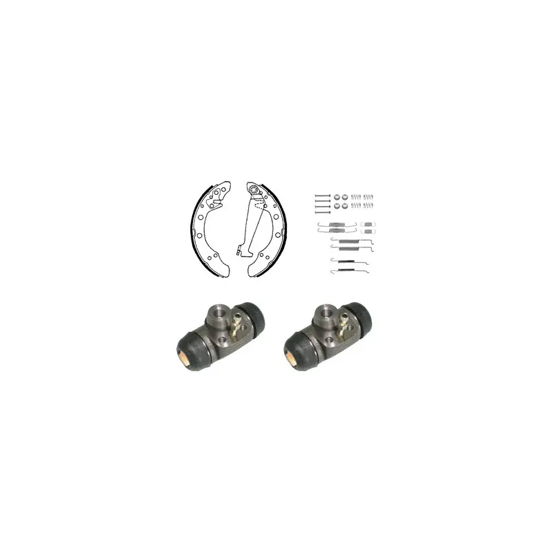 Kit de freins arrière (prémontés) DELPHI KP1063