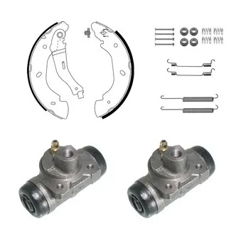 Kit de freins arrière (prémontés) DELPHI KP1083