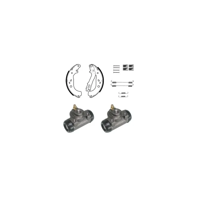 Kit de freins arrière (prémontés) DELPHI KP1122