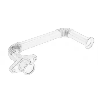 Raccord de tuyau, vanne EGR OE 9640341380